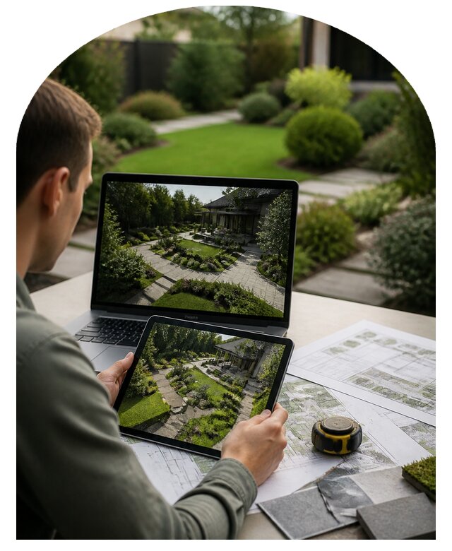 3D визуализация участка в Чапаевске по цене 8070 р. | Метпроект-Чпв